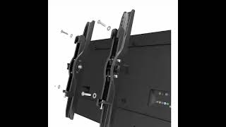 How to install TILT TV Bracket Wall Mount with Screw + Washer + Spacer + Adapter + Wall Plug screenshot 4