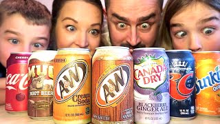 New Zealand Family tries AMERICAN SODA POP (First ROOT BEER FLOAT Reactions!)