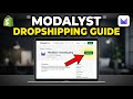 How to connect Modalyst to Shopify for US-targeted dropshipping - Full Guide