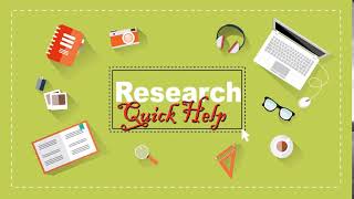 Research Quick Help Series Intro