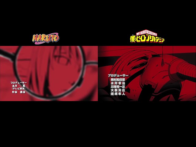 My Hero Academia Vs  Naruto Opening 14 Size Of The Moon (FANMADE) class=