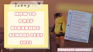 How To Get Bloxburg Test Trophy 2022 🏆[Cheat Sheet] *Complete Guidance*