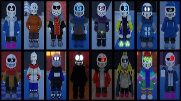 All Main Characters + Group Character [Showcase] [Undertale Multiversal Destroyers 2]