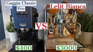 Lelit Bianca vs Gaggia Classic Pro