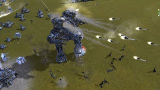 Aeon vs UEF - M27 AI vs M27 AI - Supreme Commander Forged Alliance screenshot 5