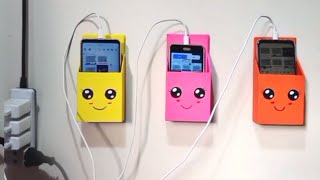 Easy DIY mobile charging holder Cute and kawai