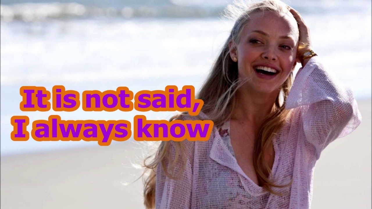 Little House (Dear John) Amanda Seyfried [LYRICS INCLUDED ON SCREEN