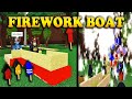 Building A Boat Out Of Fireworks | Build A Boat For Treasure Roblox