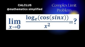 Complex limit problem: Learn  how to  evaluate limit of log, sin, cos and exponentials