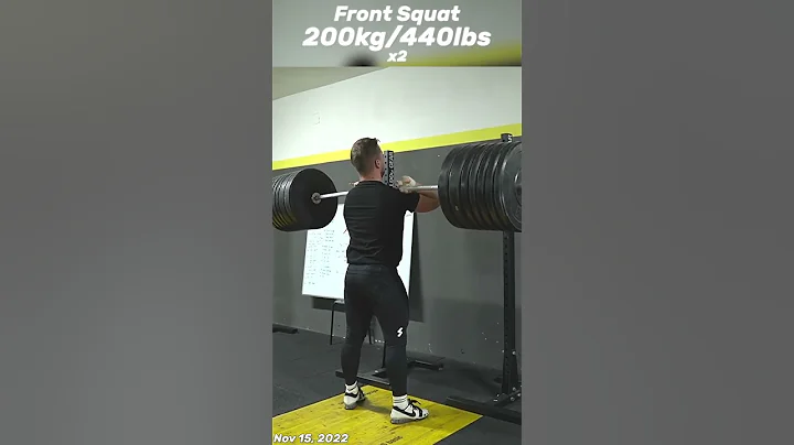 200kg Front Squat Double