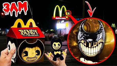 DO NOT ORDER BENDY AND THE DARK REVIVAL HAPPY MEAL FROM MCDONALDS AT 3AM!! *EVIL BENDY IN REAL LIFE*