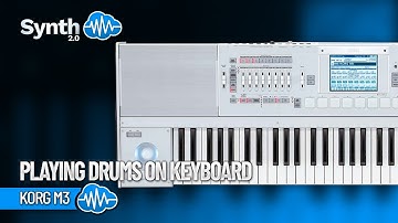 Playing Drums on Keyboard - Korg M3 performed by Chris Ventouras