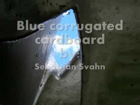 Watch Blue corrugated cardboard on YouTube