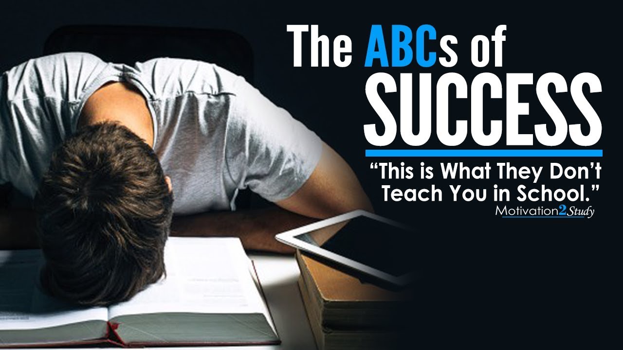 The ABCs of SUCCESS   Amazing Motivational Video for Students Studying  Success in Life