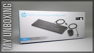 Unboxing Hp Pavilion 400 Wired Keyboard & Mouse Combo
