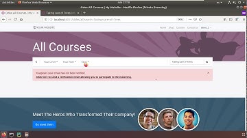 eLearning Hide Course Odoo