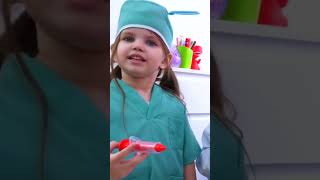 Baby born doll &amp; First aid kit! Pretend play doctor with Baby dolls &amp; toys! #shorts #baby #kidsvideo