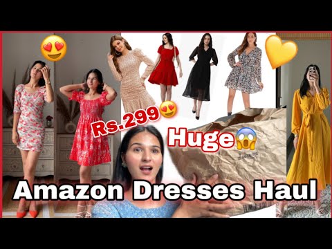 *HUGE* Amazon Dresses Haul || Under Rs.799😍||Try on Haul ||Swati Rathi ...