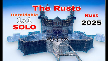 The Rusto – Unraidable 1x1 Bunker Base (Solo 2025) | Rust