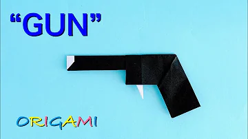 折り紙銃 折り紙銃の作り方 Origami Paper Gun