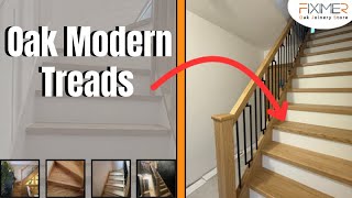Oak Modern Treads