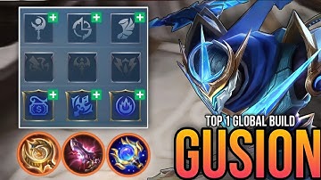 GUSION BUILD AND EMBLEM 2022 - GUSION BEST BUILD 2022 ~ MOBILE LEGENDS