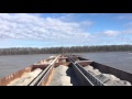 Dropping barges at Vicksburg
