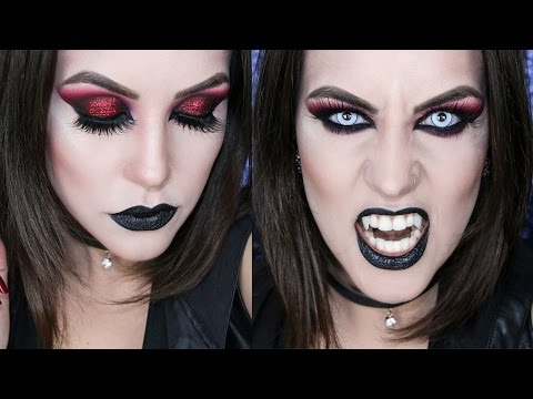 comousar-maquiagem-halloween-vampira - Just Lia