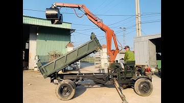 Công Nông Đầu Ngang có Cẩu Tự Câp Vật Liêu - Gắp Gỗ - Đào Đất... Công Nông Trường Phát 0969688777