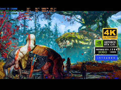 God of War Ragnarok GamePlay : i5 13600K + RTX  3060 12Gb Ultra 4K Max Set RTX ON