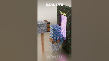 Minecraft Vs Real Life in the Nether🔥#blender3d #3dart #3danimation #minecraft