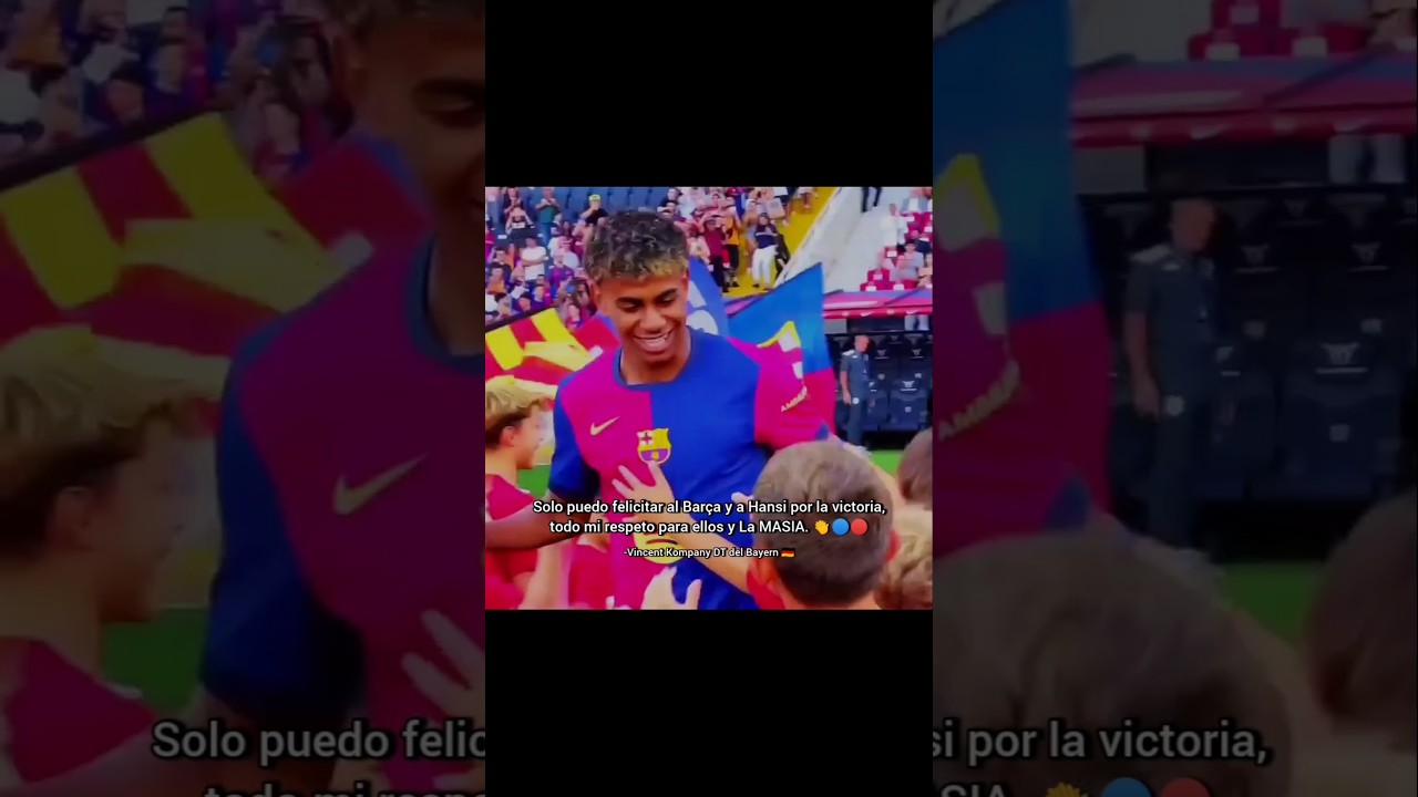 Watch Vincent Kompany hablo tras la goleada del Barça al Bayern y respeta a La Masia 💎🔵🔴 #respect on YouTube Watch Vincent Kompany hablo tras la goleada del Barça al Bayern y respeta a La Masia 💎🔵🔴 #respect on YouTube