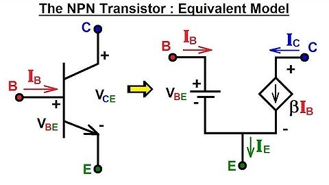 Electrical Engineering: Ch 3: Circuit Analysis (33 of 37) NPN Transistor: Equivalent Model