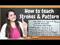 How to teach strokes  curves to kids  how to teach kids to write pattern writing for nursery kids