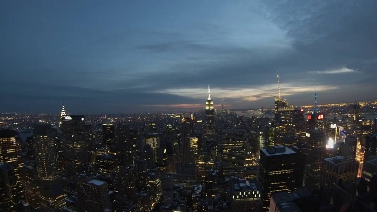 Anochecer en Nueva York (TIMELAPSE) - YouTube