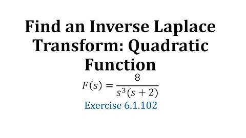 (6.1.102: Find an Inverse Laplace Transform Using Partial Fraction Decomposition
