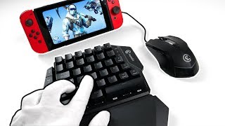 Mouse & Keyboard on NINTENDO SWITCH... Unboxing GameSir VX + Fortnite Battle Royale