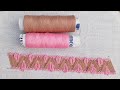 New Hand Embroidery Border Design || Magic Stitch Embroidery Design ||