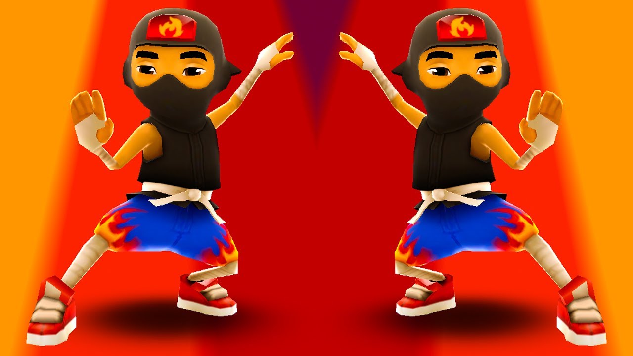 Subway Surfers historic Zurich Ninja Flame Outfit - YouTube