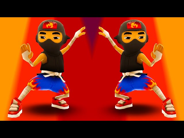 Subway Surfers historic Zurich Ninja Flame Outfit 