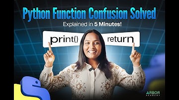 Python Function Confusion Solved: print() , return Explained in 5 Minutes! 🚀