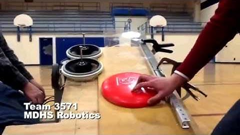 FIRST Robotics Team # 3571 Proto Frisbee Launcher  YouTube