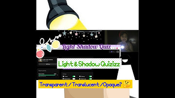 Light & Shadow Science Quiz | Transparent, Translucent & Opaque | Learn Science Concepts |