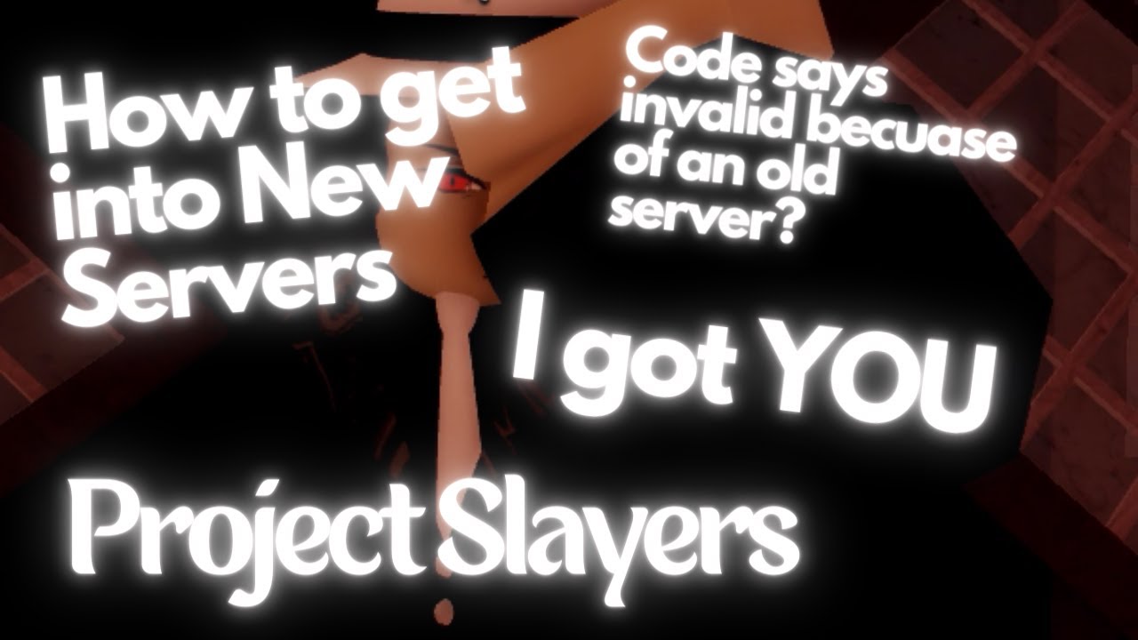 How to use New Codes when it says invalid in Project Slayers