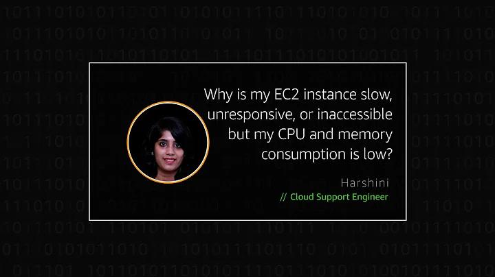 Why is my EC2 instance slow, unresponsive, or inaccessible but my CPU and memory consumption is low?
