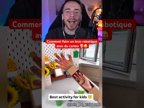 COMMENT FAIRE UN BRAS ROBOTIQUE AVEC DU CARTON