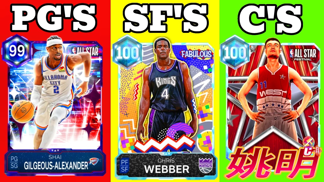 ТОП-5 ЛУЧШИХ КАРТОЧЕК НА КАЖДОЙ ПОЗИЦИИ В NBA 2K26 MYTEAM!