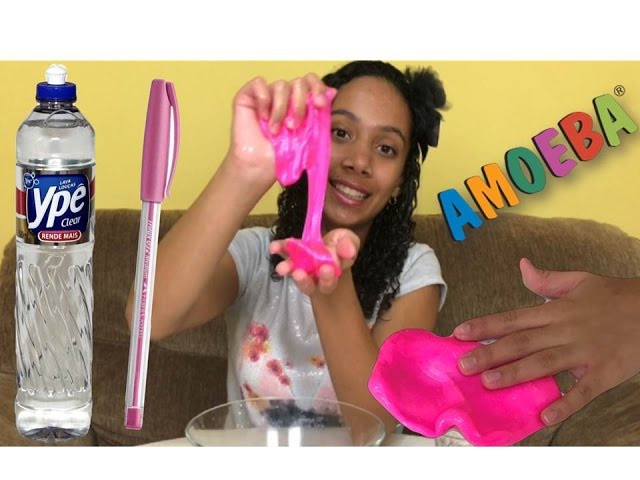 Receita slime, amoeba em Americana, SP