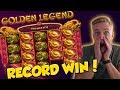 RECORD WIN!!! Golden Legend Big win - Casino - free spins ...