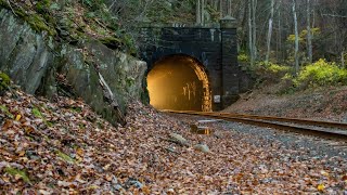 NS train 264 cruises out of the 4.75 mile long Hoosac Tunnel